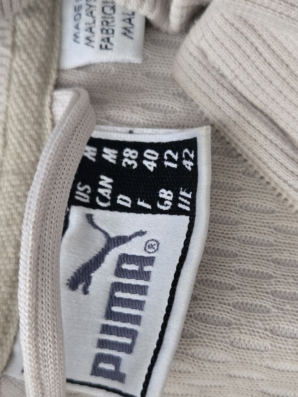 Iconic Puma Track Jacket with Black Shoulder Stripes (Cool Story In Details)
